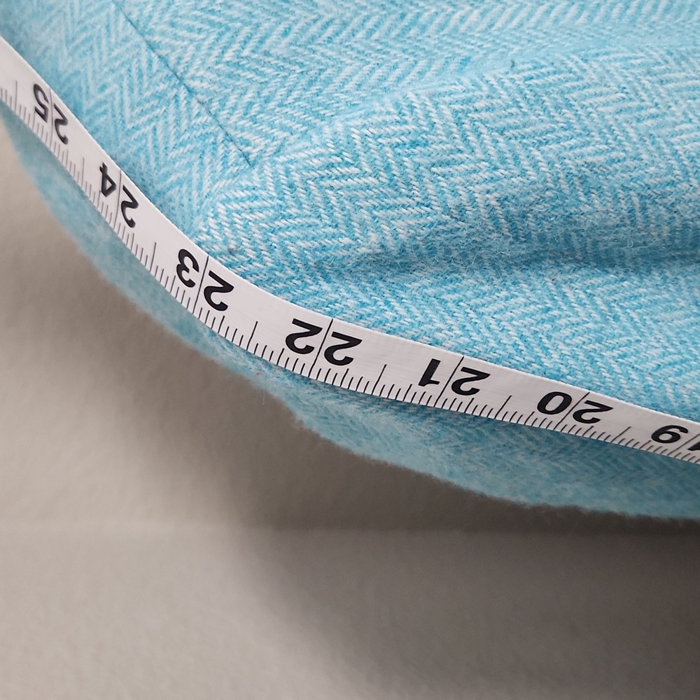 New Talbots Womens Herringbone Turquoise Wool Ble… - image 8